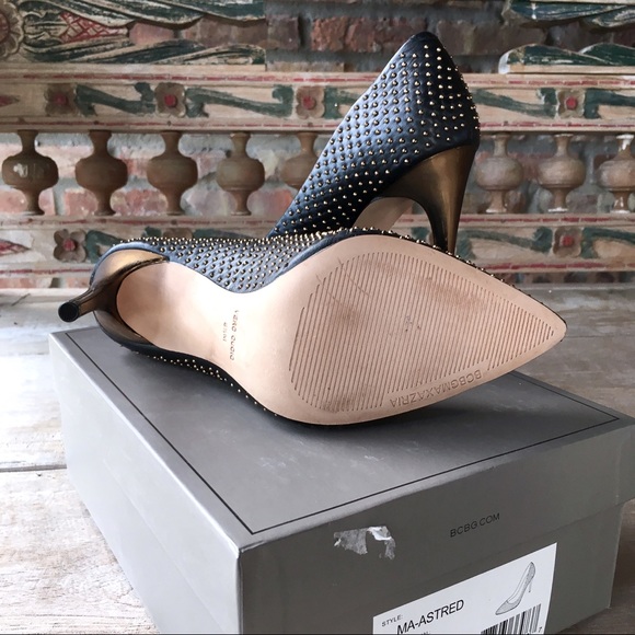 BCBG Max Azria Black Astred Studded Pump - Picture 6 of 8